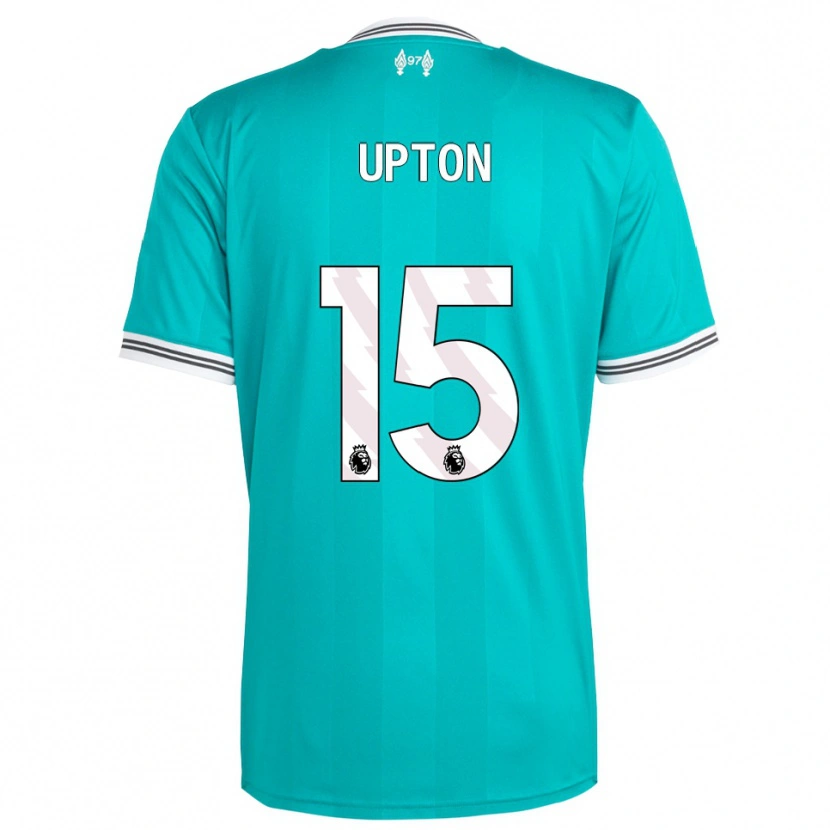 Danxen Homem Camisola Joe Upton #15 Verde Branco Terceiro 2025/26 Camisa Brasil