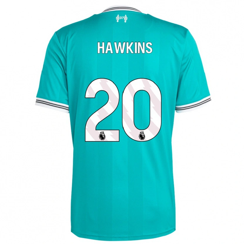 Danxen Homem Camisola Max Hawkins #20 Verde Branco Terceiro 2025/26 Camisa Brasil