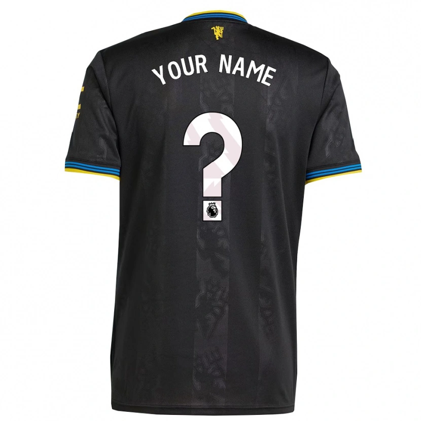 Danxen Homem Camisola Seu Nome #0 Preto Amarelo Azul Terceiro 2025/26 Camisa Brasil
