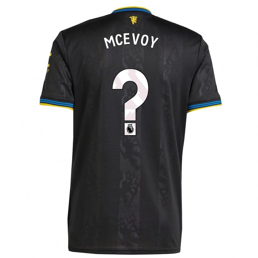 Danxen Homem Camisola Jay Mcevoy #0 Preto Amarelo Azul Terceiro 2025/26 Camisa Brasil