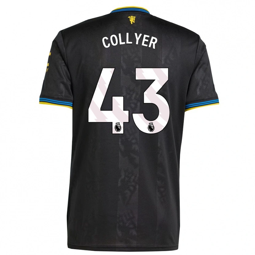 Danxen Homem Camisola Toby Collyer #43 Preto Amarelo Azul Terceiro 2025/26 Camisa Brasil