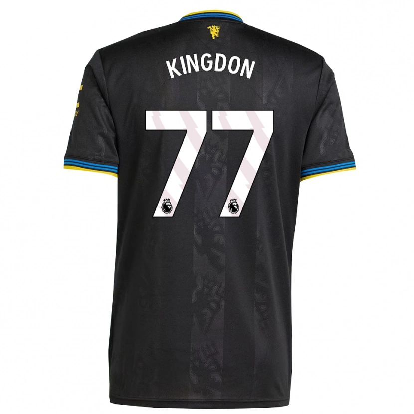 Danxen Homem Camisola Jack Kingdon #77 Preto Amarelo Azul Terceiro 2025/26 Camisa Brasil