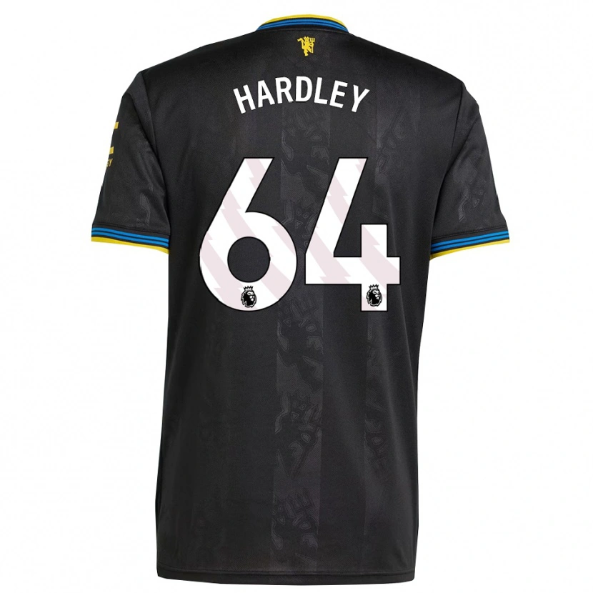 Danxen Homem Camisola Bjorn Hardley #64 Preto Amarelo Azul Terceiro 2025/26 Camisa Brasil