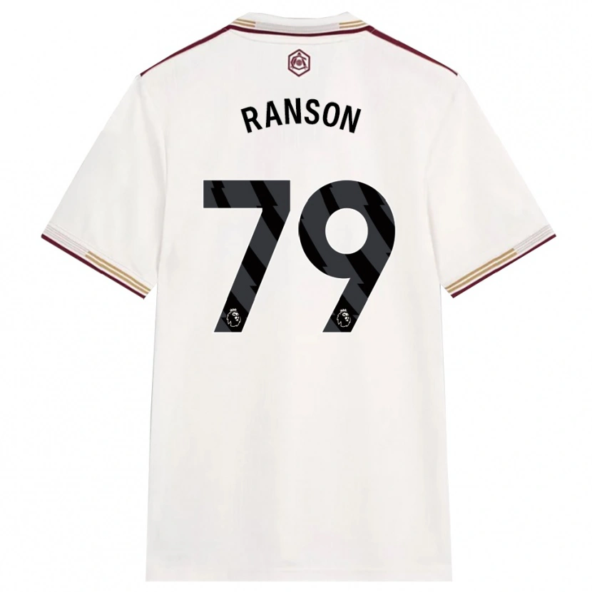 Danxen Homem Camisola Khari Ranson #79 Branco Sujo Borgonha Terceiro 2025/26 Camisa Brasil