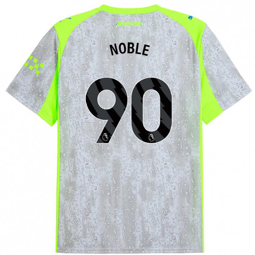 Danxen Homem Camisola Kian Noble #90 Cinza Amarelo Terceiro 2025/26 Camisa Brasil