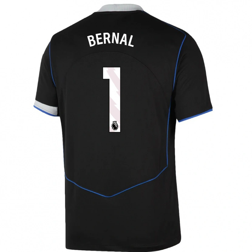 Danxen Homem Camisola Freddy Bernal #1 Preto Azul Prata Terceiro 2025/26 Camisa Brasil