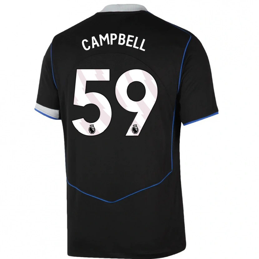 Danxen Homem Camisola Harrison Murray-Campbell #59 Preto Azul Prata Terceiro 2025/26 Camisa Brasil