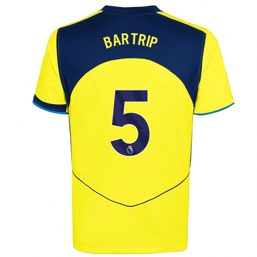 Danxen Homem Camisola Molly Bartrip #5 Amarelo Marinho Terceiro 2025/26 Camisa Brasil