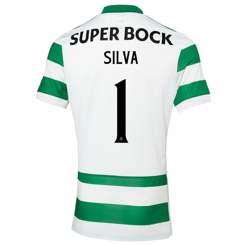 Danxen Mulher Camisola Rui Silva #1 Verde Branco Principal 2025/26 Camisa Brasil