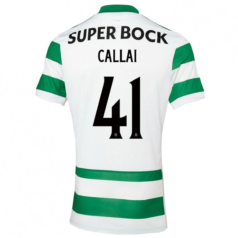 Danxen Mulher Camisola Diego Callai #41 Verde Branco Principal 2025/26 Camisa Brasil