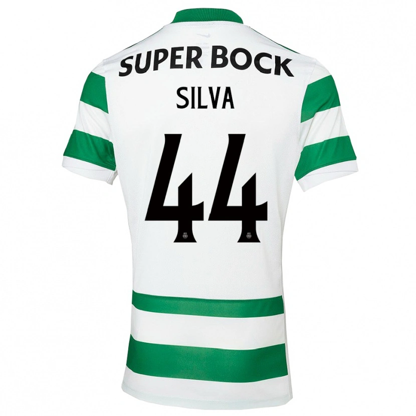 Danxen Mulher Camisola Pedro Silva #44 Verde Branco Principal 2025/26 Camisa Brasil