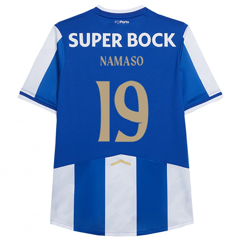 Danxen Mulher Camisola Danny Namaso #19 Azul Branco Principal 2025/26 Camisa Brasil