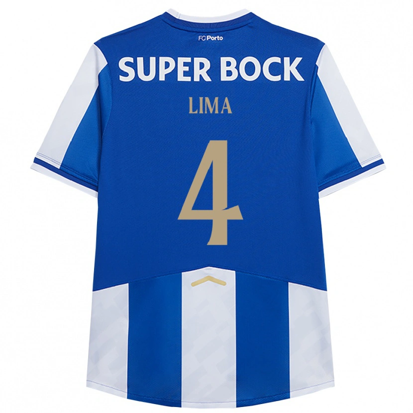 Danxen Mulher Camisola Karoline Lima #4 Azul Branco Principal 2025/26 Camisa Brasil