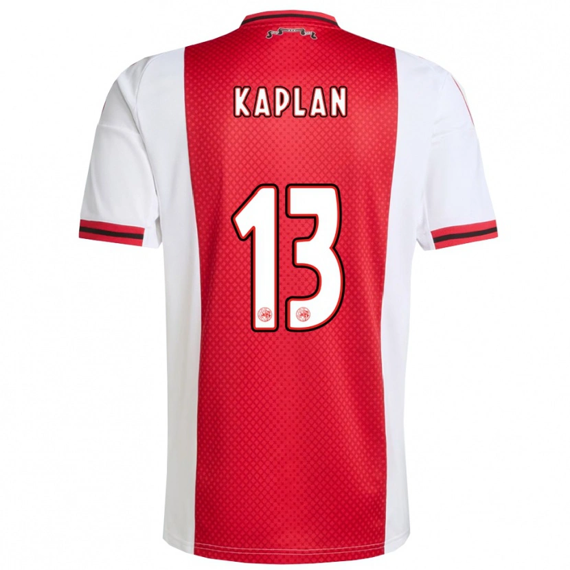 Danxen Mulher Camisola Ahmetcan Kaplan #13 Vermelho Branco Principal 2025/26 Camisa Brasil