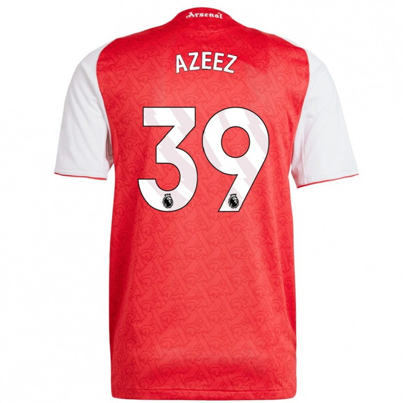Danxen Mulher Camisola Miguel Azeez #39 Vermelho Branco Principal 2025/26 Camisa Brasil