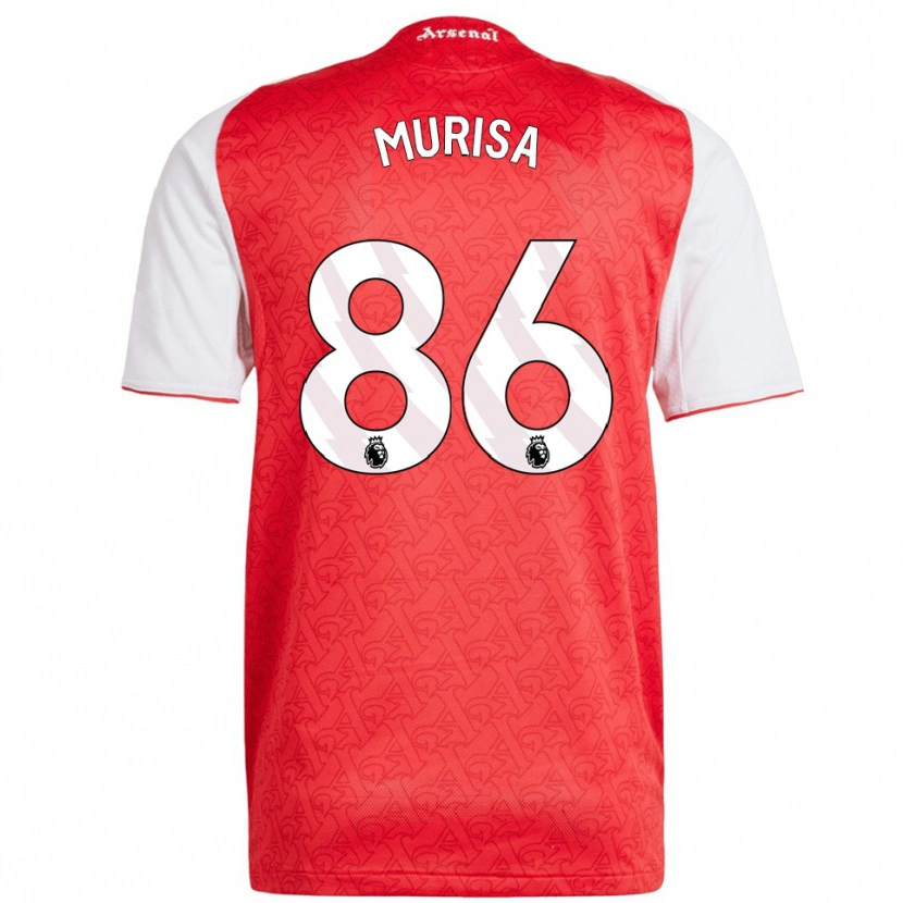 Danxen Mulher Camisola Teshaun Murisa #86 Vermelho Branco Principal 2025/26 Camisa Brasil