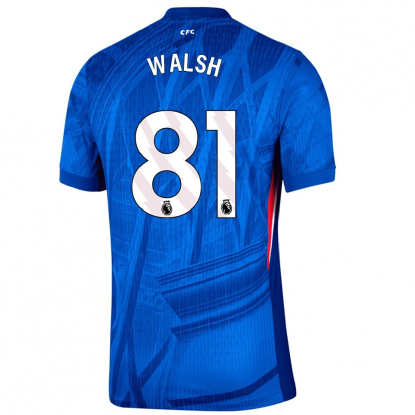 Danxen Mulher Camisola Reggie Walsh #81 Azul Branco Principal 2025/26 Camisa Brasil