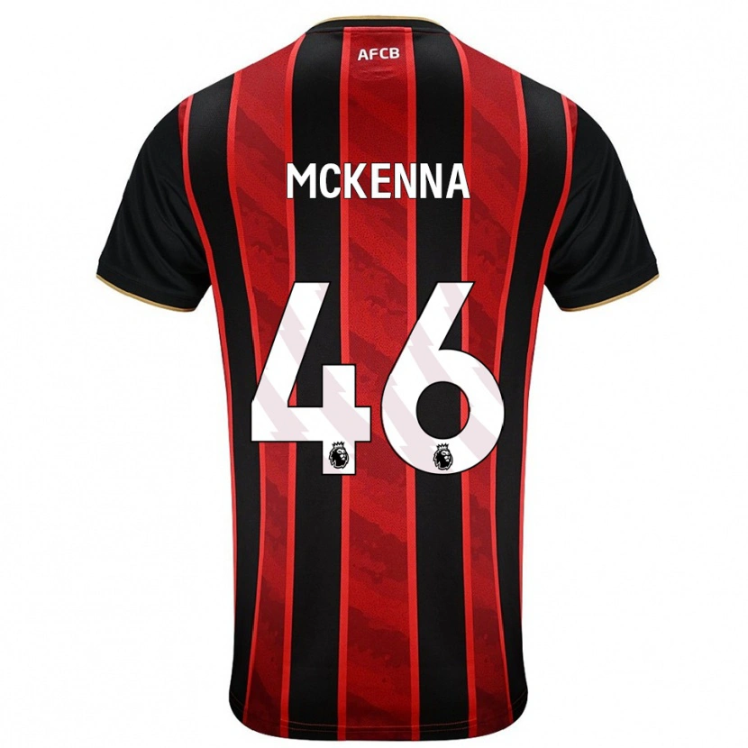 Danxen Mulher Camisola Callan Mckenna #46 Vermelho Preto Principal 2025/26 Camisa Brasil