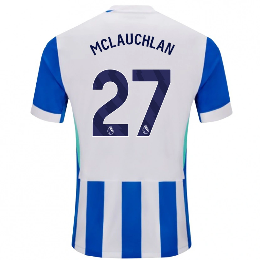 Danxen Mulher Camisola Rachel Mclauchlan #27 Azul Branco Principal 2025/26 Camisa Brasil