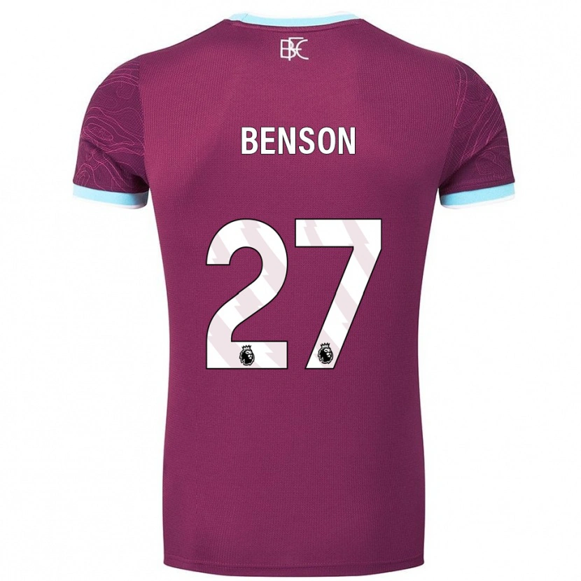 Danxen Mulher Camisola Benson Manuel #27 Borgonha Azul Celeste Principal 2025/26 Camisa Brasil
