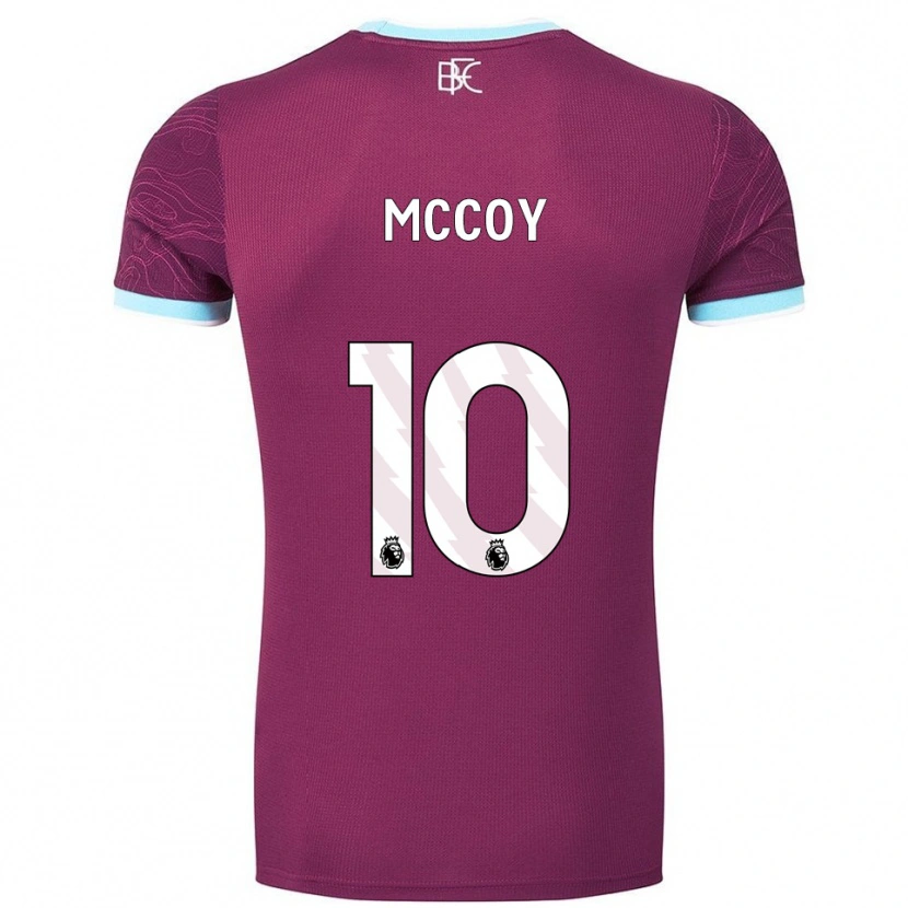 Danxen Mulher Camisola Adam Mccoy #10 Borgonha Azul Celeste Principal 2025/26 Camisa Brasil