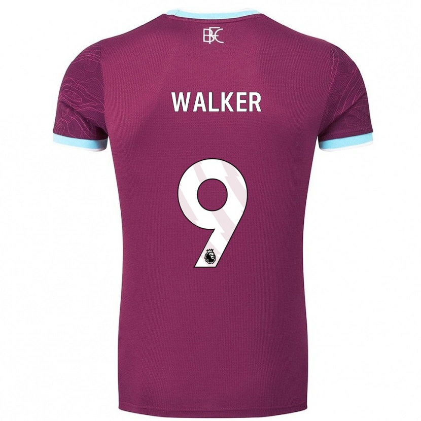 Danxen Mulher Camisola Claudia Walker #9 Borgonha Azul Celeste Principal 2025/26 Camisa Brasil