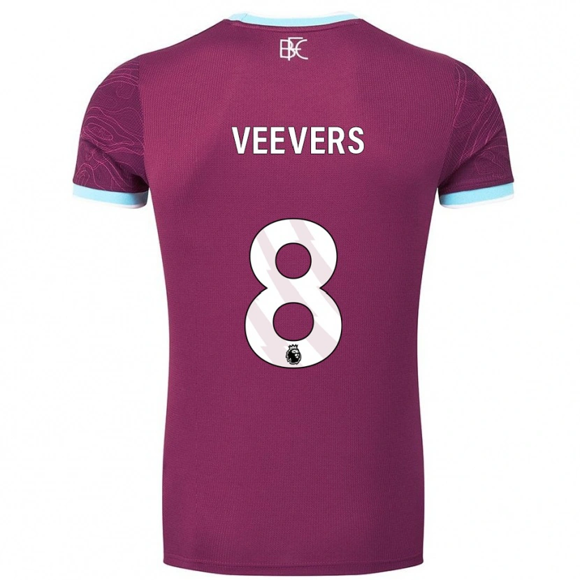 Danxen Mulher Camisola Charlie Veevers #8 Borgonha Azul Celeste Principal 2025/26 Camisa Brasil