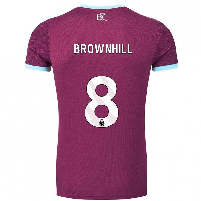 Danxen Mulher Camisola Josh Brownhill #8 Borgonha Azul Celeste Principal 2025/26 Camisa Brasil