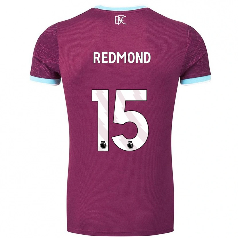 Danxen Mulher Camisola Nathan Redmond #15 Borgonha Azul Celeste Principal 2025/26 Camisa Brasil