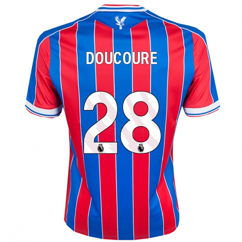 Danxen Mulher Camisola Cheick Doucouré #28 Azul Vermelho Branco Principal 2025/26 Camisa Brasil