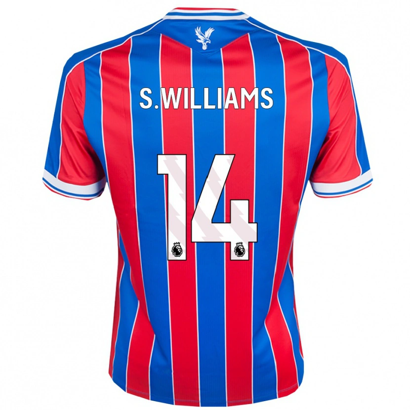 Danxen Mulher Camisola Seb Williams #14 Azul Vermelho Branco Principal 2025/26 Camisa Brasil