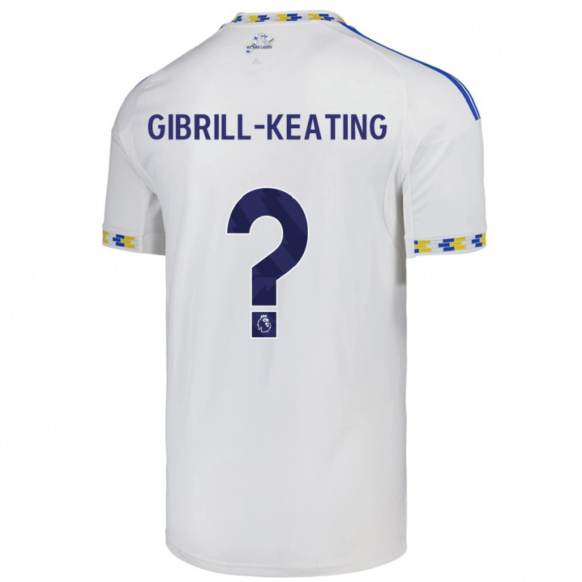 Danxen Mulher Camisola Sian Gibrill-Keating #0 Branco Azul Principal 2025/26 Camisa Brasil