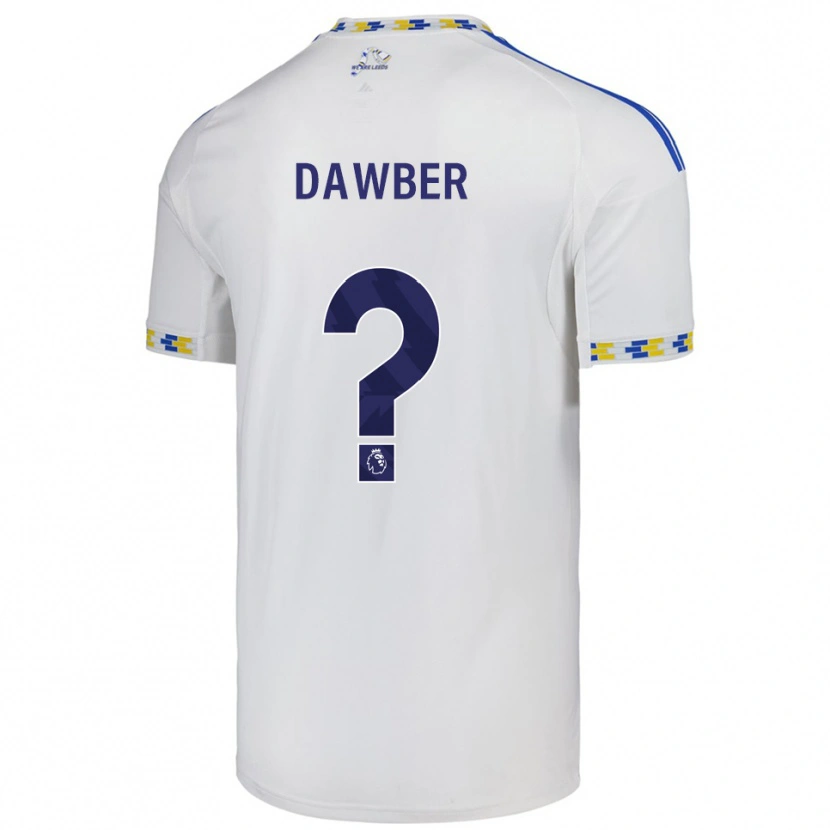 Danxen Mulher Camisola Oscar Dawber #0 Branco Azul Principal 2025/26 Camisa Brasil