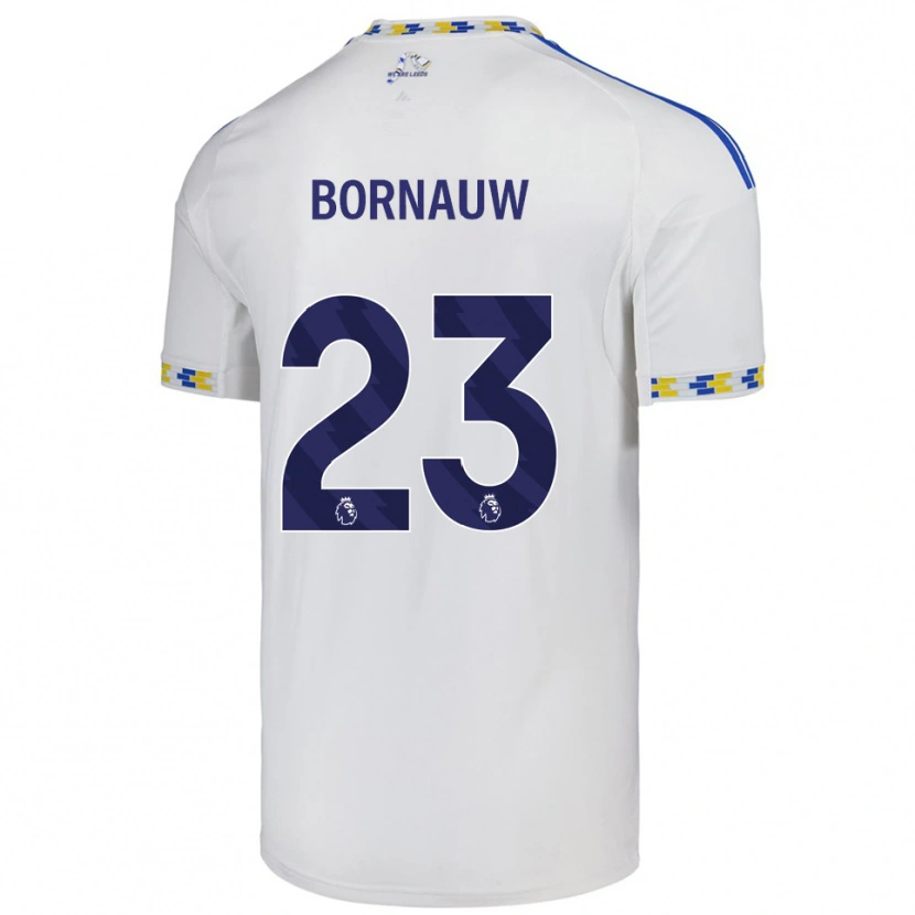 Danxen Mulher Camisola Sebastiaan Bornauw #23 Branco Azul Principal 2025/26 Camisa Brasil