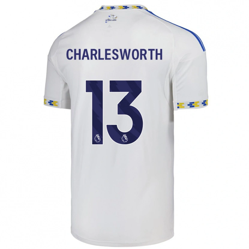 Danxen Mulher Camisola Millie Robshaw-Charlesworth #13 Branco Azul Principal 2025/26 Camisa Brasil