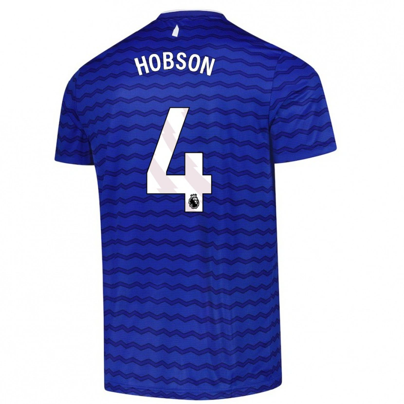 Danxen Mulher Camisola Issy Hobson #4 Azul Marinho Principal 2025/26 Camisa Brasil