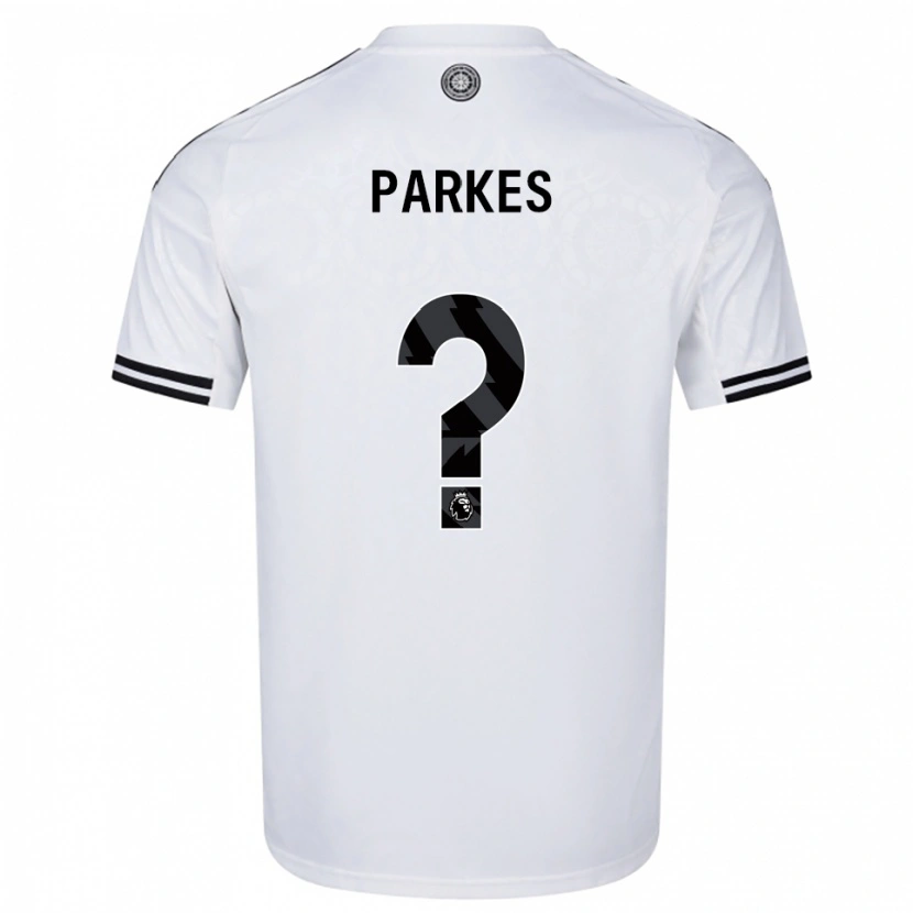 Danxen Mulher Camisola Stefan Parkes #0 Branco Preto Principal 2025/26 Camisa Brasil