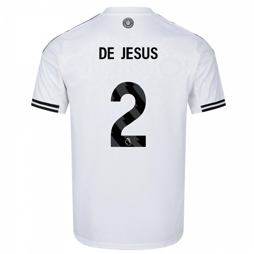 Danxen Mulher Camisola Brad De Jesus #2 Branco Preto Principal 2025/26 Camisa Brasil