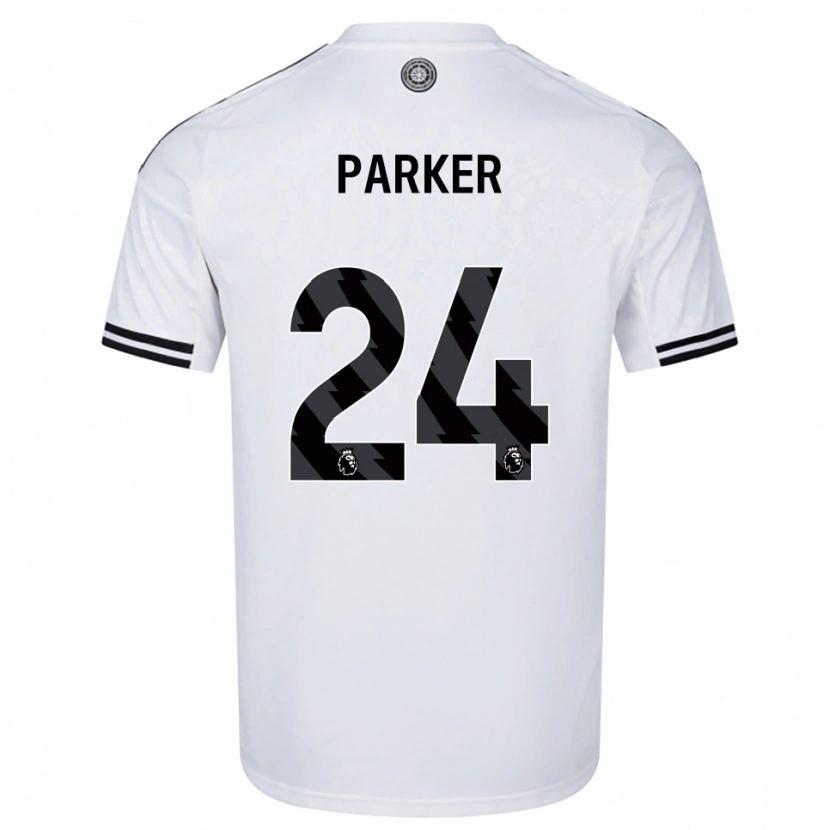 Danxen Mulher Camisola Beau Parker #24 Branco Preto Principal 2025/26 Camisa Brasil