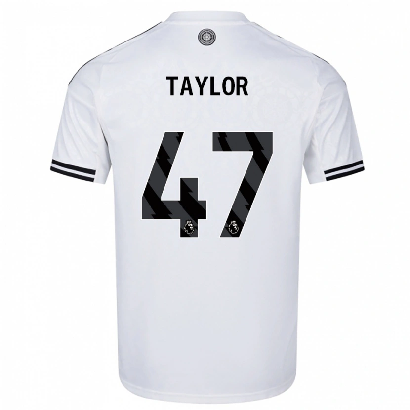 Danxen Mulher Camisola Bo Taylor #47 Branco Preto Principal 2025/26 Camisa Brasil