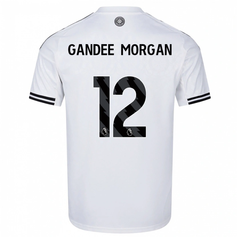 Danxen Mulher Camisola Stella Gandee Morgan #12 Branco Preto Principal 2025/26 Camisa Brasil