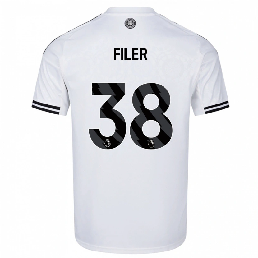 Danxen Mulher Camisola Maddie Filer #38 Branco Preto Principal 2025/26 Camisa Brasil