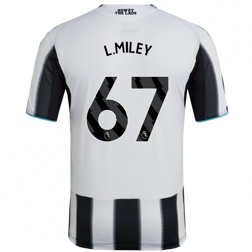 Danxen Mulher Camisola Lewis Miley #67 Preto Branco Principal 2025/26 Camisa Brasil