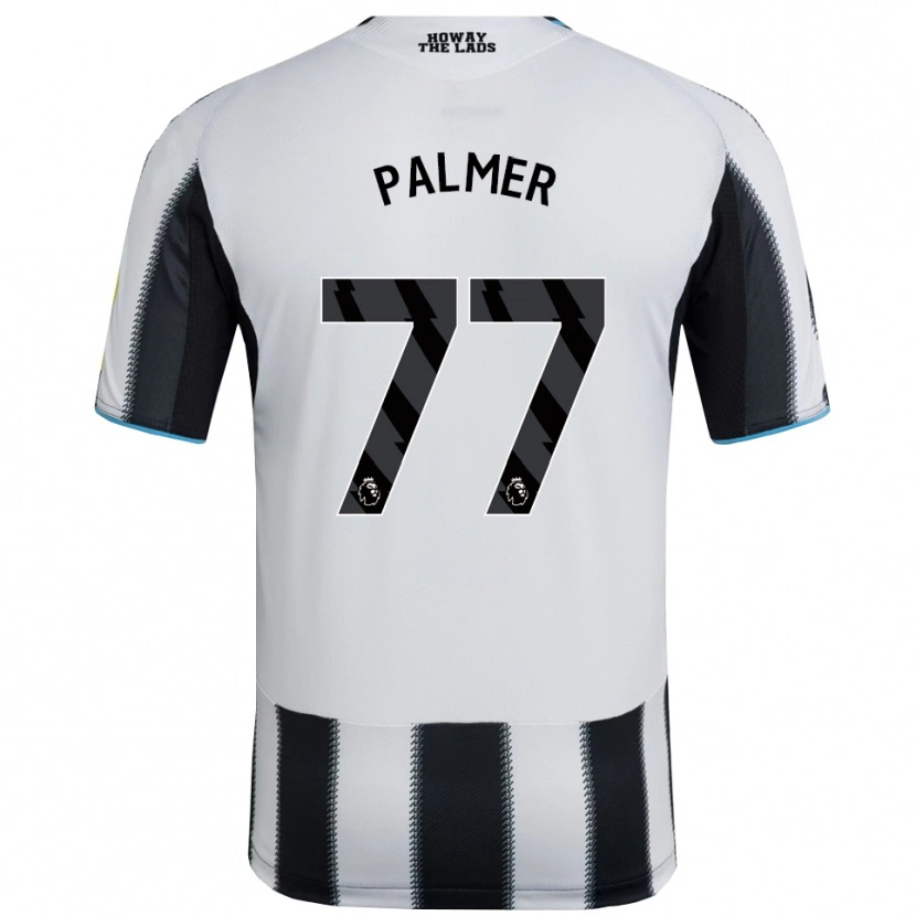 Danxen Mulher Camisola Darren Palmer #77 Preto Branco Principal 2025/26 Camisa Brasil