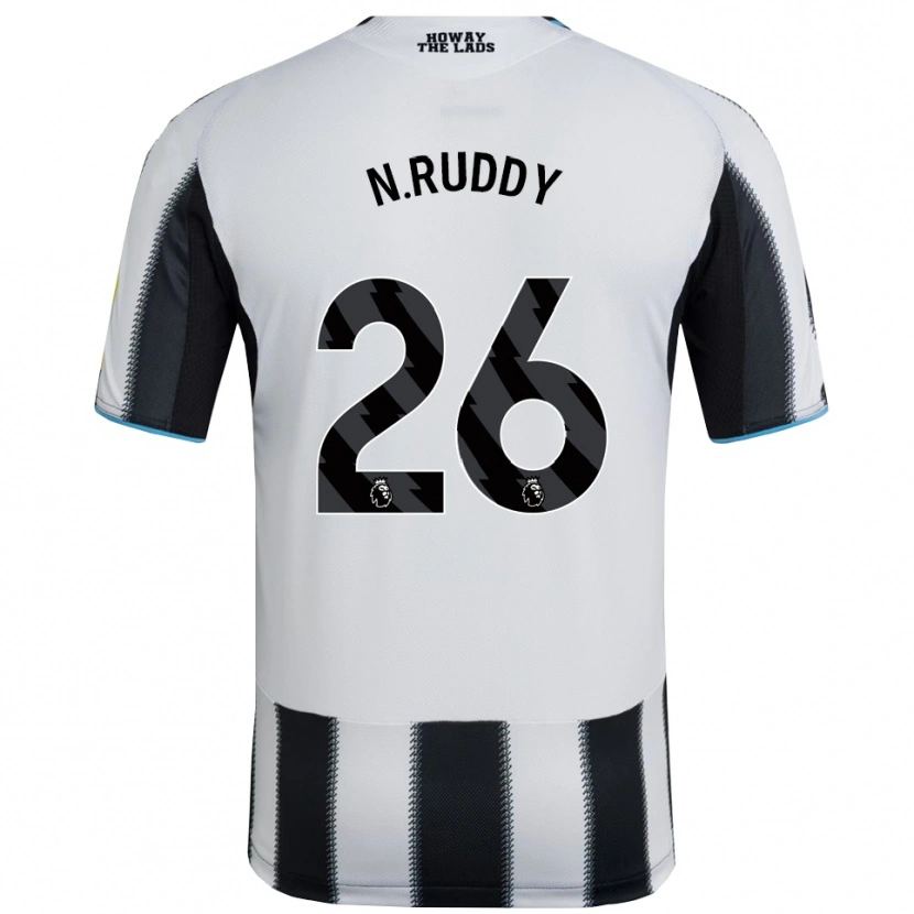Danxen Mulher Camisola John Ruddy #26 Preto Branco Principal 2025/26 Camisa Brasil