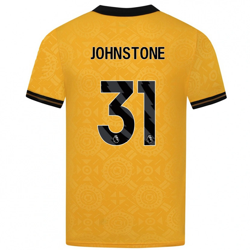 Danxen Mulher Camisola Sam Johnstone #31 Amarelo Preto Principal 2025/26 Camisa Brasil