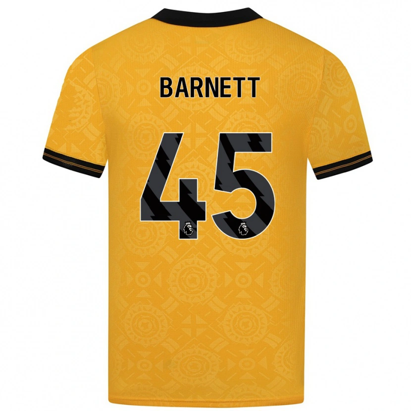 Danxen Mulher Camisola Ty Barnett #45 Amarelo Preto Principal 2025/26 Camisa Brasil