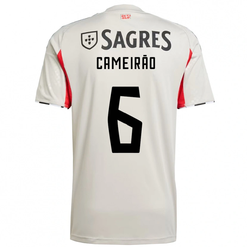 Danxen Mulher Camisola Beatriz Cameirão #6 Branco Sujo Vermelho Alternativa 2025/26 Camisa Brasil