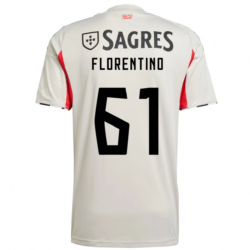 Danxen Mulher Camisola Florentino #61 Branco Sujo Vermelho Alternativa 2025/26 Camisa Brasil