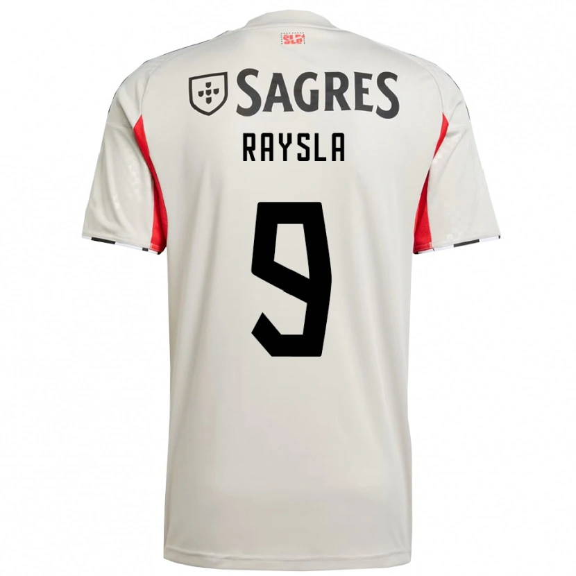 Danxen Mulher Camisola Nycole Raysla #9 Branco Sujo Vermelho Alternativa 2025/26 Camisa Brasil